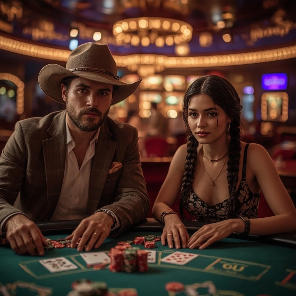 photo de deux joueurs de poker RX CASINO